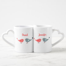 Birds in Love Pattern Happy Valentine's Day Lovers