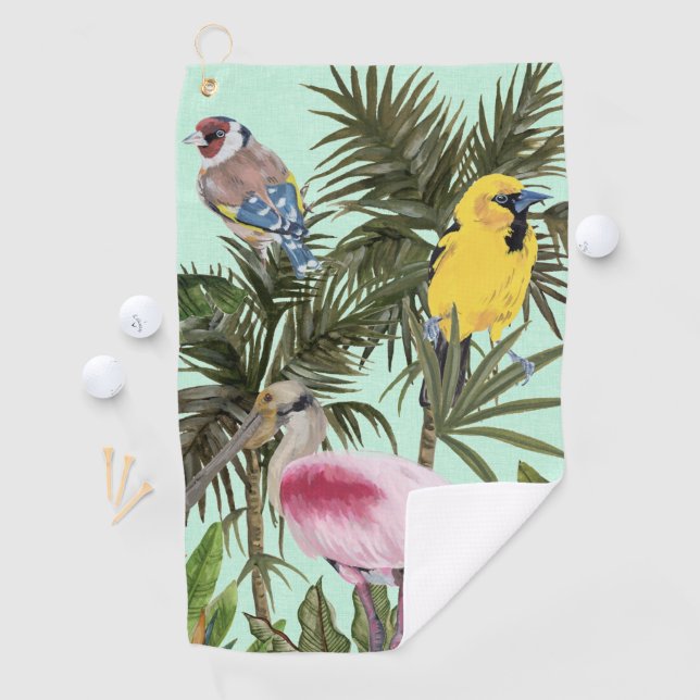Birds in Paradise Golf Towel (InSitu)