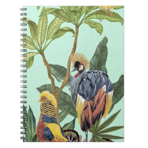 Birds in Paradise - Large Birds Notebook