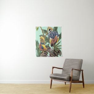 Birds in Paradise - Large Birds Tapestry