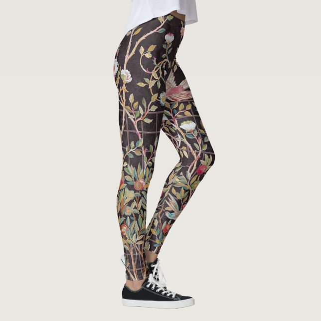 Birds in The Flower Garden, William Morris Legging (Right)