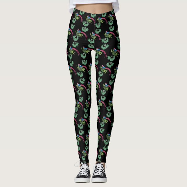 Birds Joy Custom Leggings (Front)