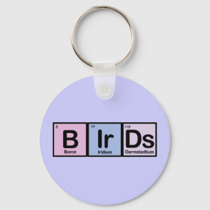Birds made of Elements Keychain