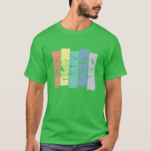 Birds Migratory Birds funny T-Shirt (Front)