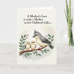 Birds Mothers Day Scene Card