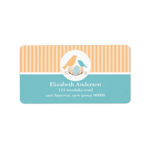 Birds Nest Address Labels