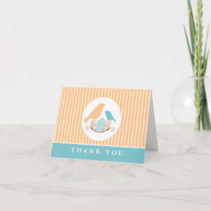 Birds Nest Baby Shower Thank You Cards