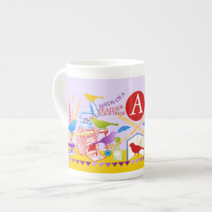 Birds of a Feather Craft Together Bone China Mug 2