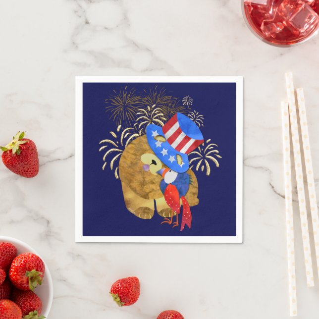 BIRDS OF A FEATHER -PAPER NAPKINS (Insitu)