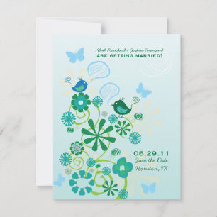 Birds of a Feather Save the Date Announcements