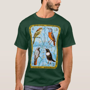 Birds of Burundi Print T-Shirt