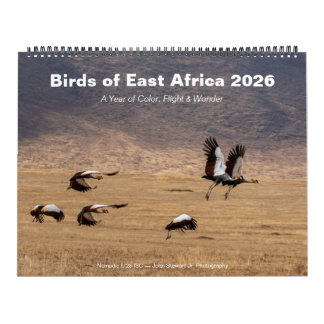 Birds of East Africa 2026 Calendar