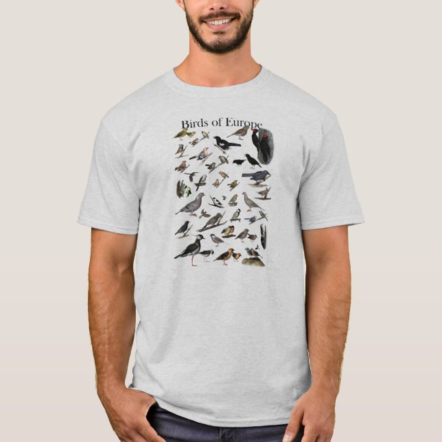 Birds of Europe Shirt (Front)