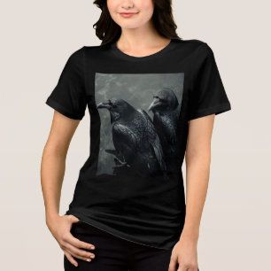Birds of Feather Pair of Crows, Ravens Tshirt