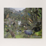 Birds of New Zealand Puzzle<br><div class="desc">This hard 16x20 puzzle showcases the unique native birds of New Zealand. From the flightless Kiwi to the amazing bush birds such as Tui and Bellbird. This is a great tool for learning New Zealand's native birds whether its for a beginner or a seasoned naturalist this would make a great...</div>