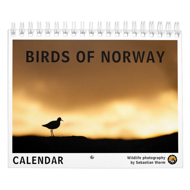 Birds of Norway 2026 Calendar (Cover)
