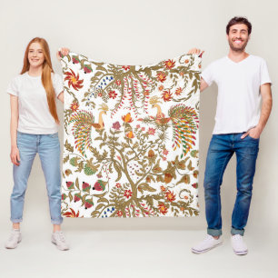 Birds of Paradise Fleece Blanket