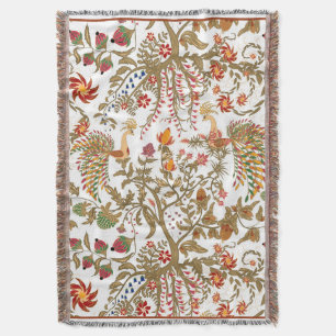 Birds of Paradise Throw Blanket