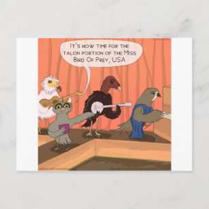 Birds Of Prey Talon Contest Postcard