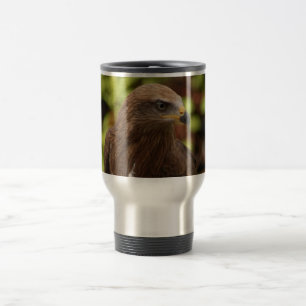Birds of prey travel mug