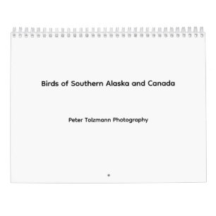 Birds of Southern Alaska and Canada calendar