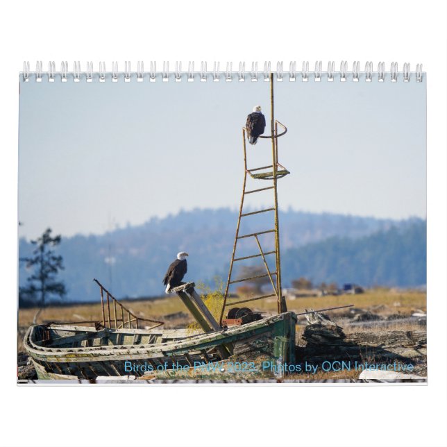 Birds of the PNW  Calendar (Cover)