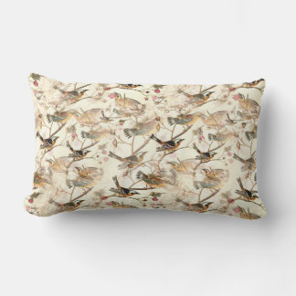 Birds on a Branch Lumbar Pillow