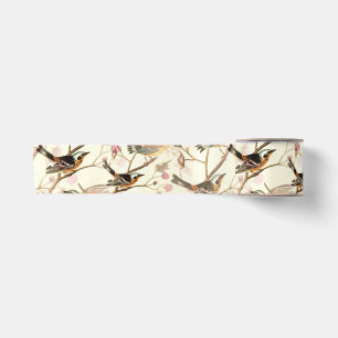 Birds on a Branch Satin Ribbon