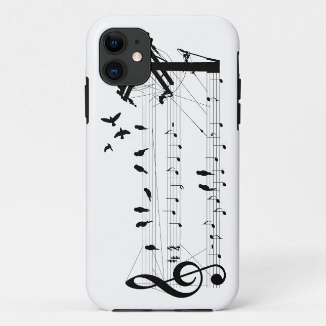 Birds on a Score Case-Mate iPhone Case (Back)