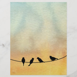 Birds on a wire