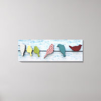 Birds on a Wire 36" x 12", 1.5"