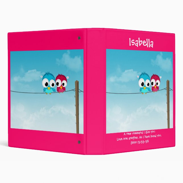 Birds On A Wire Binder (Background)