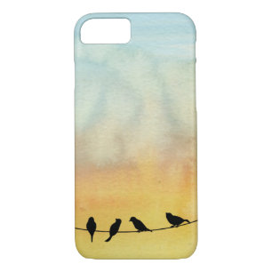 Birds on a wire Case-Mate iPhone case