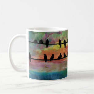 Birds On A Wire Coffee Mug