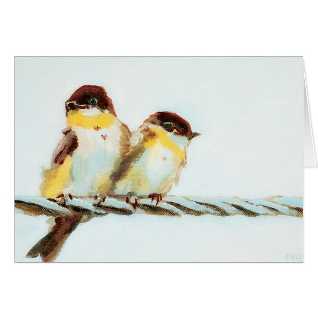 Birds on a Wire Customizable (Front Horizontal)