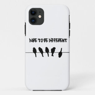Birds on a wire – dare to be different iPhone 11 case