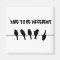 Birds on a wire – dare to be different