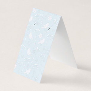 Birds on Blue Tent Fold Earring Display Cards