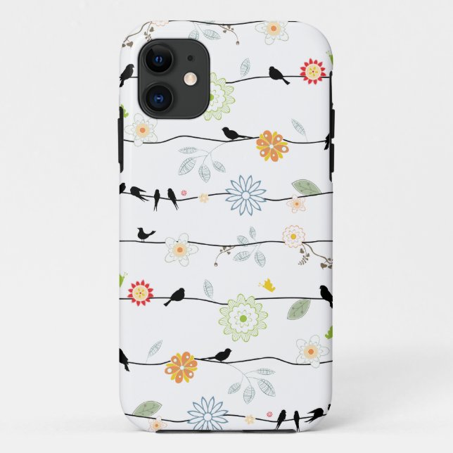Birds on Vines iPhone 5 Case (Back)