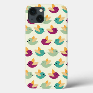 Birds pattern iPhone 13 case
