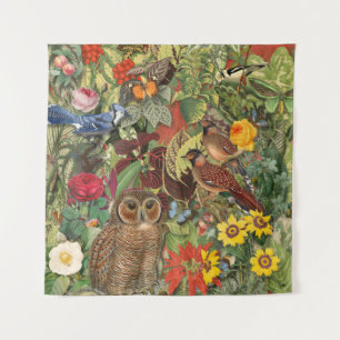 Birds & Plants Tapestry