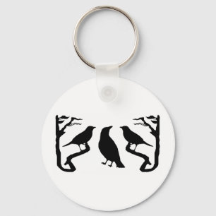 Birds Silhouette Keychain