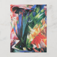 Birds (Vogel) by Franz Marc, Vintage Cubism Art