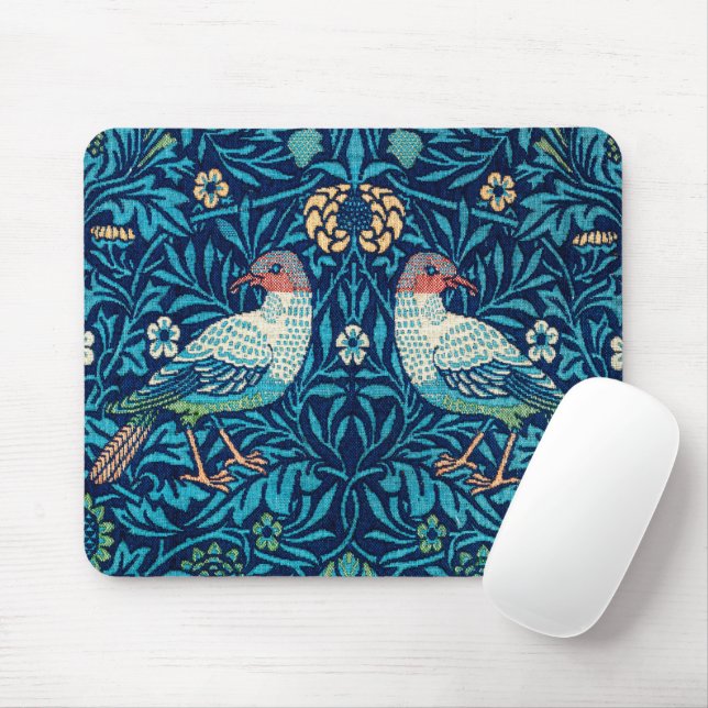 Birds, William Morris Mouse Pad (With Mouse)
