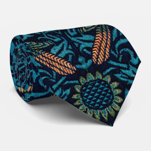 Birds William Morris neck tie