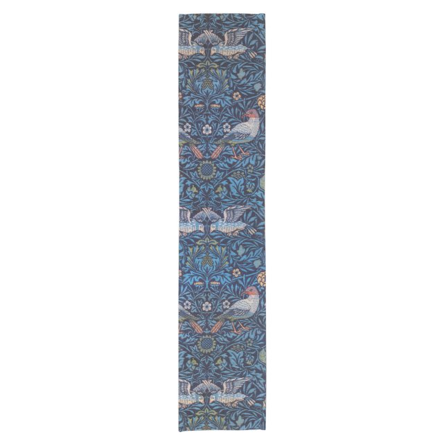 Birds, William Morris Short Table Runner (Front)