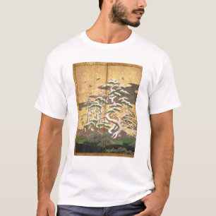 Birds with Autumn and Winter flowers T-Shirt