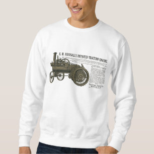 Birdsall's Steam Traction Engine 1889 Farm Tractor Sweatshirt