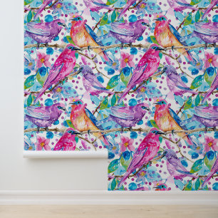 Birdsong Blossoms Wallpaper