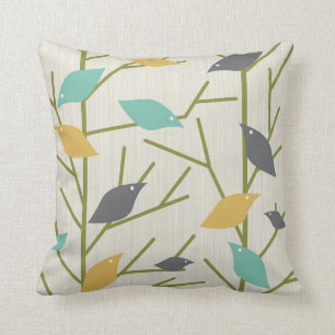 Birdsong Throw Pillow
